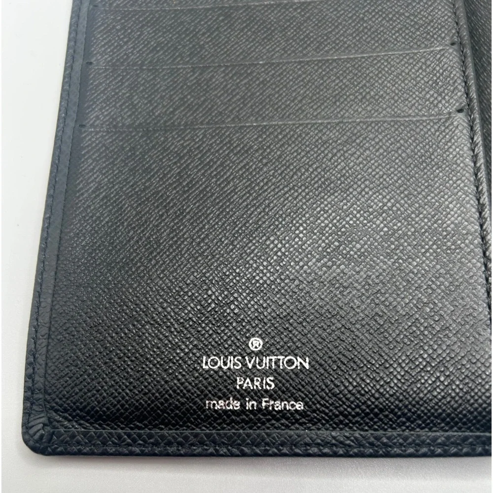 Louis Vuitton Taiga Leather Long Bifold  Wallet Black M60093#89‎ - Picture 4 of 10
